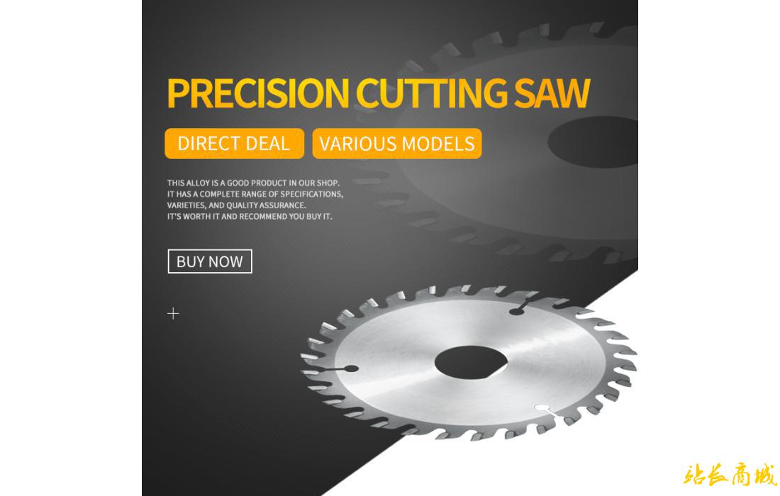 Single cross cutting saw