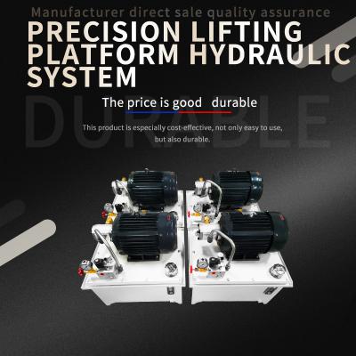 Precision lifting platform hydraulic system