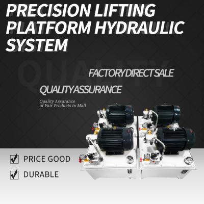 Precision lifting platform hydraulic system