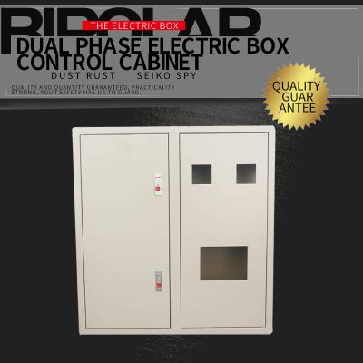 Dual phase electric box control cabinet